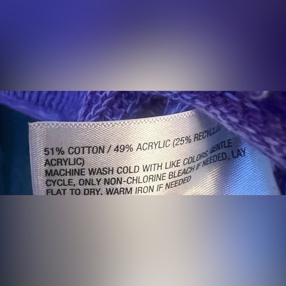 Women's Crewneck Boxy Pullover Sweater - Wild Fable Purple - Picture 3 of 3